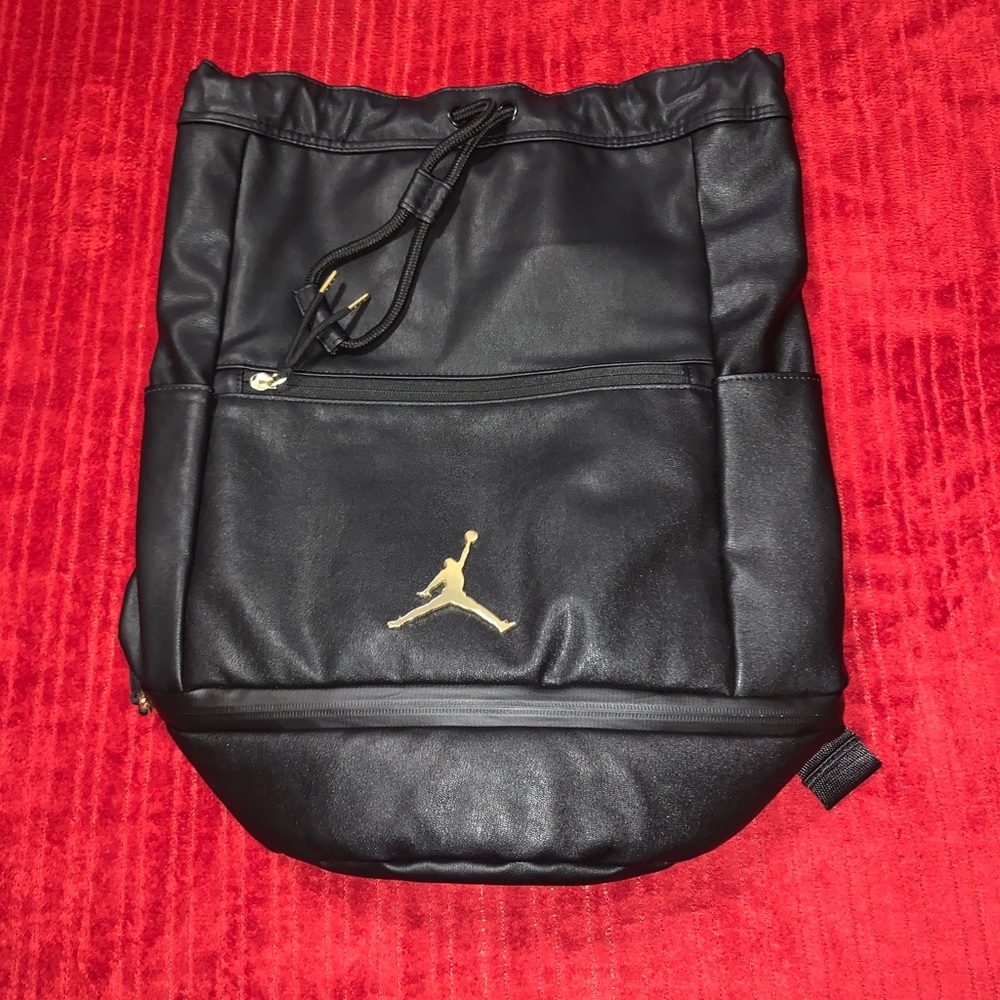 Feaux leather Jordan backpack